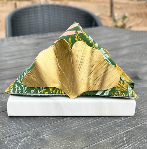 جادستمال کاغذی رومیزی گالری عزیزی مدل برگ نیلوفر