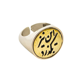 انگشتر مردانه مدل این نیز بگذرد