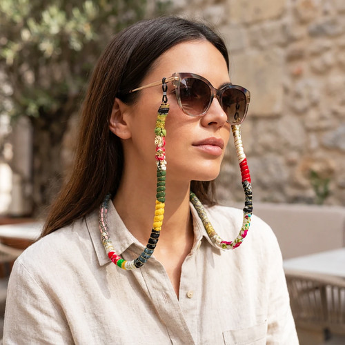 بند عینک پارچهای زنانه رنگی